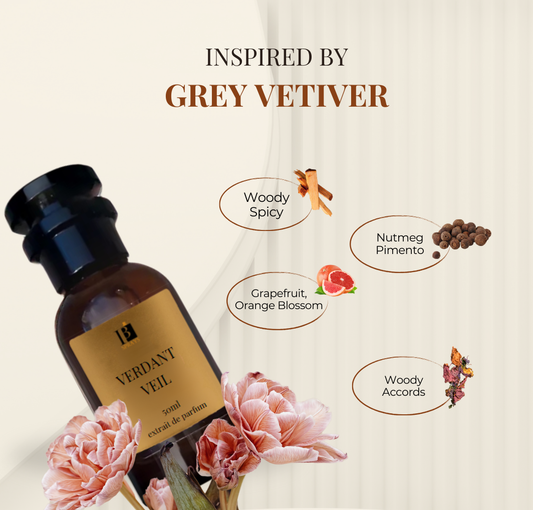 Verdant Veil 50ml inspired by Grey Vetiver