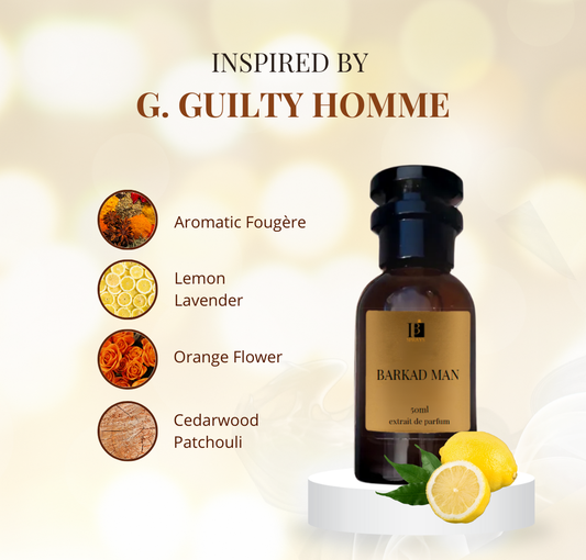 Barkad Man 50ml - Inspired by G. Guilty Homme