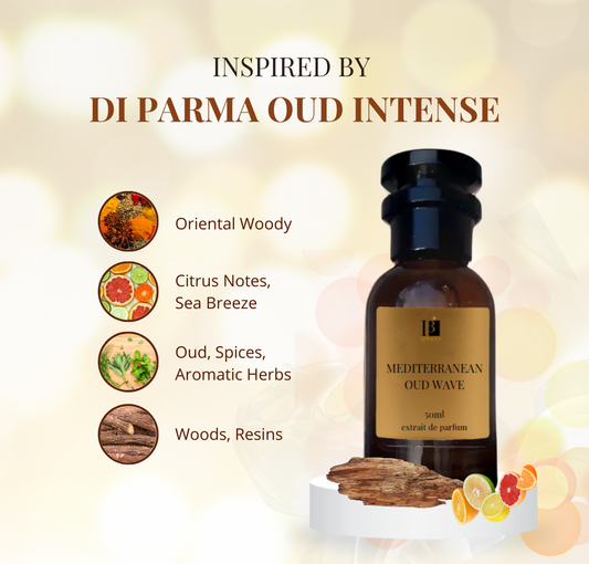 Mediterranean Oud Wave 50ml - Inspired by Di Parma Oud Intense