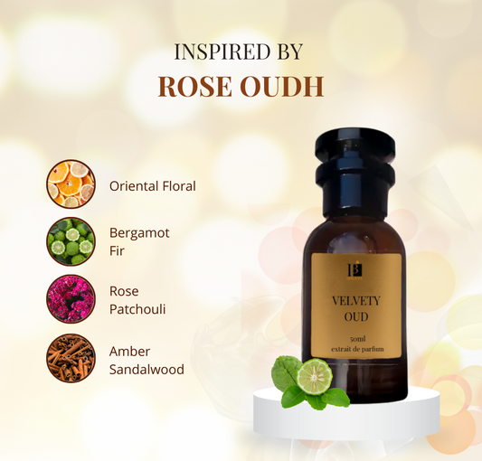Velvety Oud 50ml - Inspired by Rose Oudh