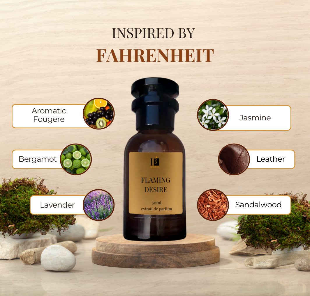 Flaming Desire 50ml - Inspired by Fahrenheit