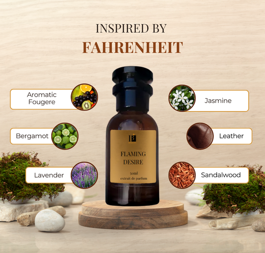 Flaming Desire 50ml - Inspired by Fahrenheit