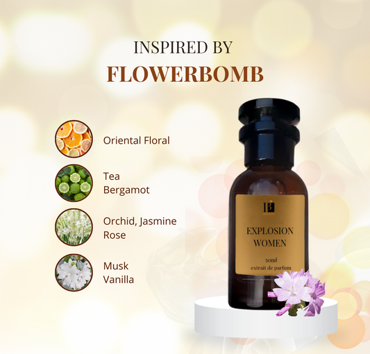 Explosion Women 50ml - Inspired by Flowerbomb