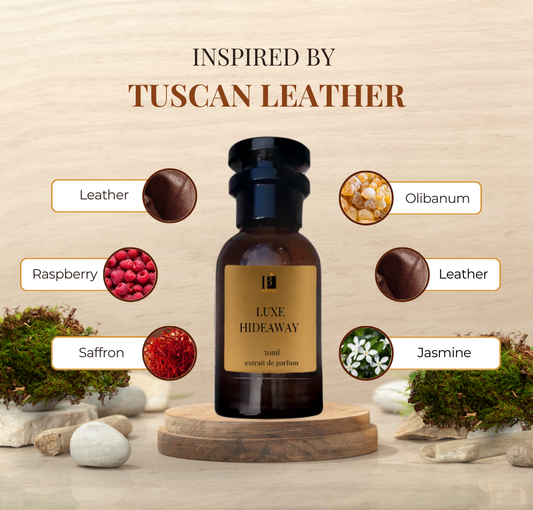 Luxe Hideaway 50ml - Inspired by Tuscan Leather