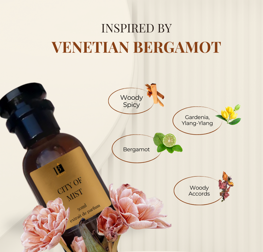 City of Mist 50ml - Inspired by Venetian Bergamot
