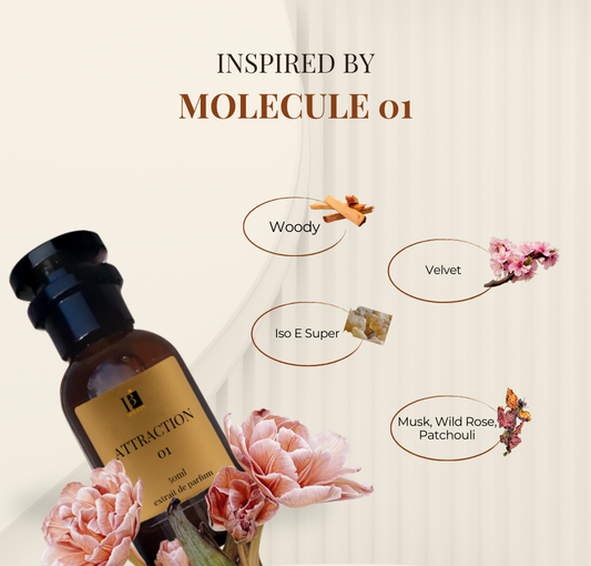 Attraction 01 50ml - Inspired by Molecule 01