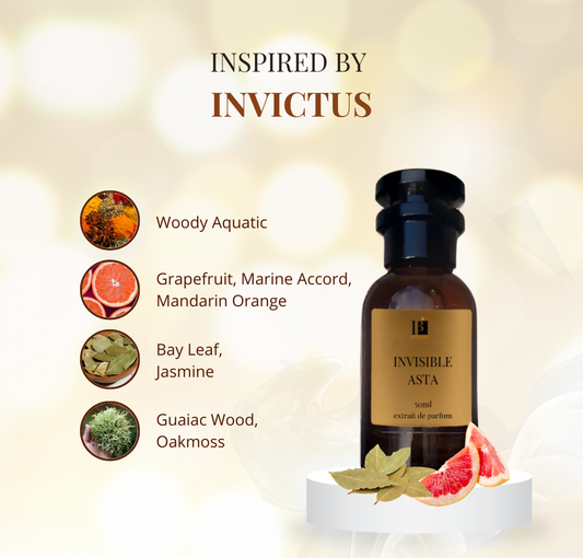 Invisible Asta 50ml - Inspired by Invictus