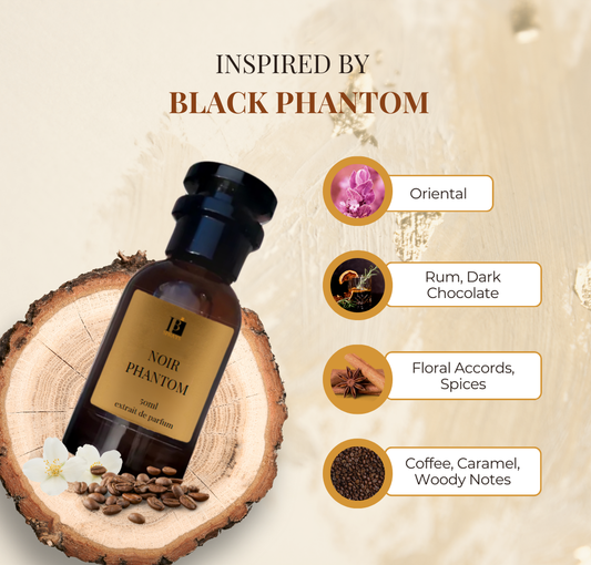 Noir Phantom 50ml - Inspired by Black Phantom