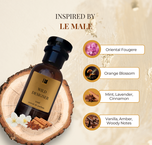 Wild Designer 50ml - Inspired by Le Male