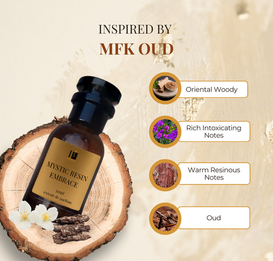Mystic Resin Embrace 50ml - Inspired by MFK Oud