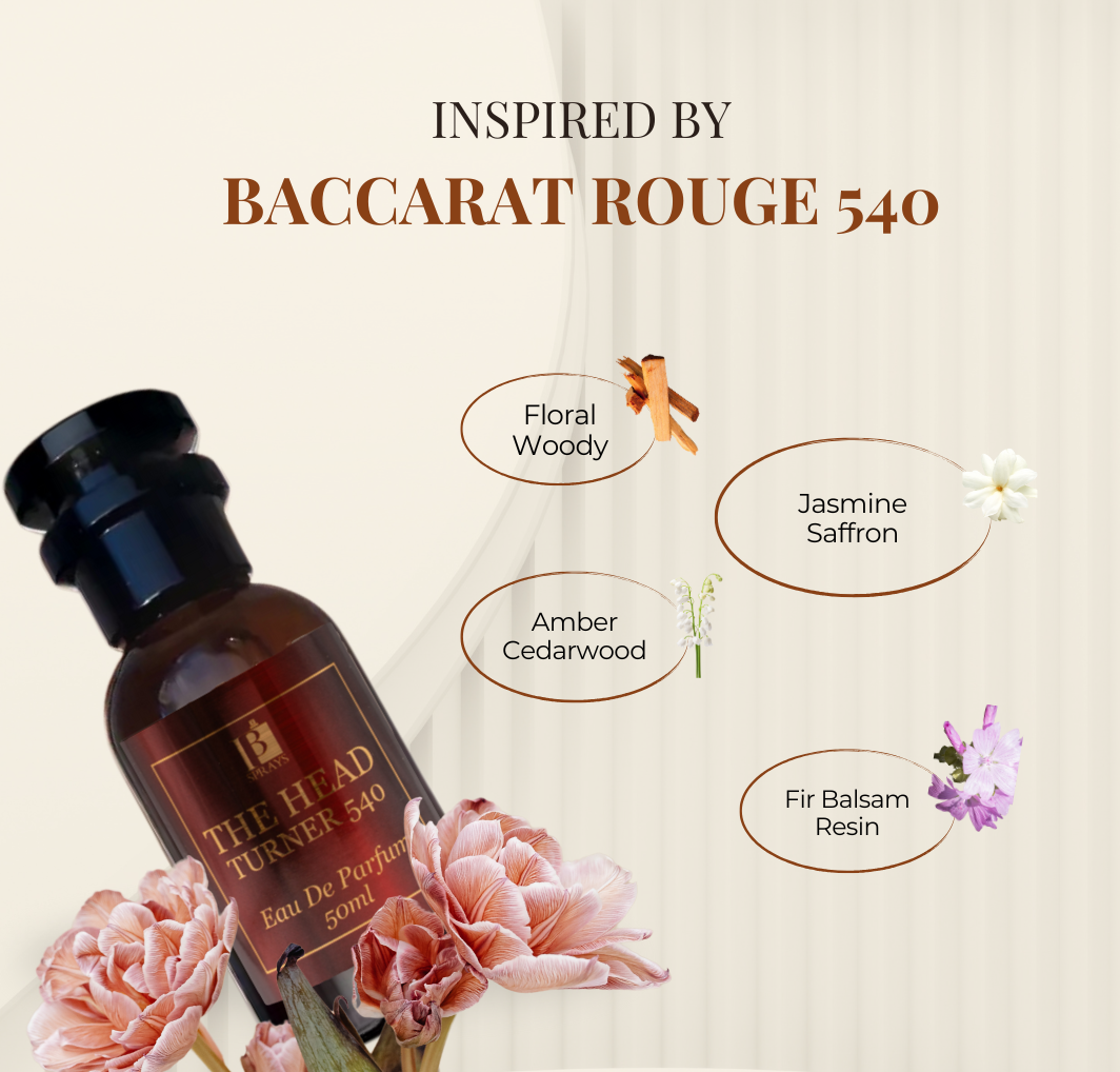 The Head Turner - Inspired by Baccarat Rouge 540
