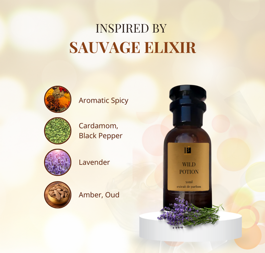 Wild Potion 50ml - Inspired by Sauvage Elixir