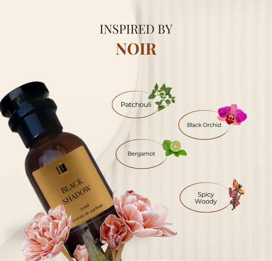 Black Shadow 50ml - Inspired by Noir