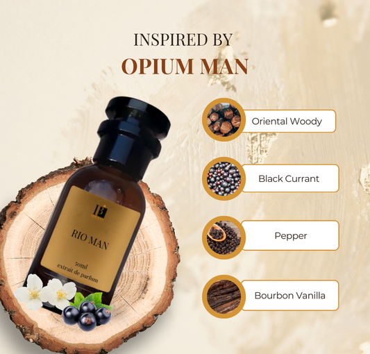Rio Man 50ml - Inspired by Opium man