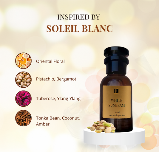 White Sunbeam 50ml - Inspired by Soleil Blanc